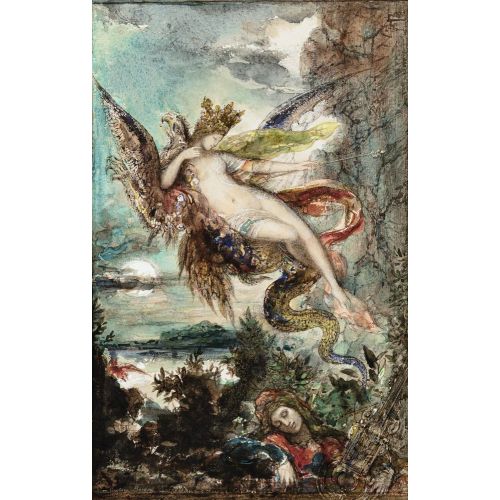 Gustave Moreau, Femme Sur Un Griffon