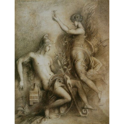 Gustave Moreau, Hesiode Et La Muse