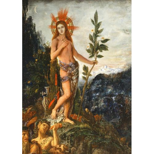 Gustave Moreau, Apollo Receiving The Shepherds Offerings
