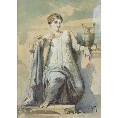 Gustave Moreau, Vazo İle Genç Kadın Gustave Moreau, Vazo İle Genç Kadın