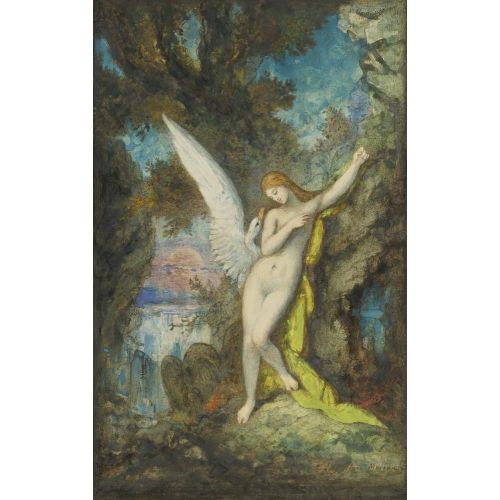 Gustave Moreau, Leda Et Le Cygne Gustave Moreau, Leda Et Le Cygne