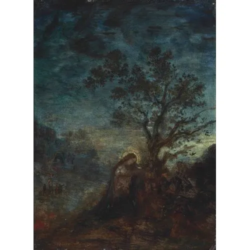 Gustave Moreau, Christ In The Garden Of Olives Gustave Moreau, Christ In The Garden Of Olives