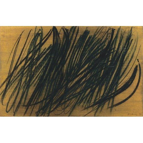 Hans Hartung, Kompozisyon T. 1960-20 Hans Hartung, Kompozisyon T. 1960-20 Lekecilik Sanat Akımları