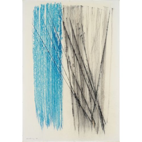 Hans Hartung, P1960-320 Hans Hartung, P1960-320 Lekecilik Sanat Akımları