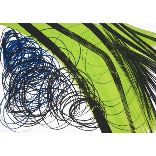 Hans Hartung, P 1974-A21 Hans Hartung, P 1974-A21 Lekecilik Sanat Akımları