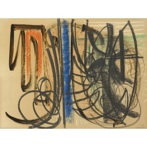 Hans Hartung, İsimsiz 4 Hans Hartung, İsimsiz 4 Lekecilik Sanat Akımları