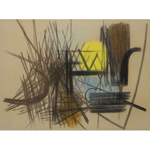 Hans Hartung, İsimsiz 9 Hans Hartung, İsimsiz 9 Lekecilik Sanat Akımları