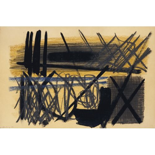 Hans Hartung, İsimsiz 12 Hans Hartung, İsimsiz 12 Lekecilik Sanat Akımları