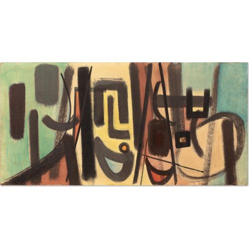 Hans Hartung, T1946-32 Hans Hartung, T1946-32 Lekecilik Sanat Akımları