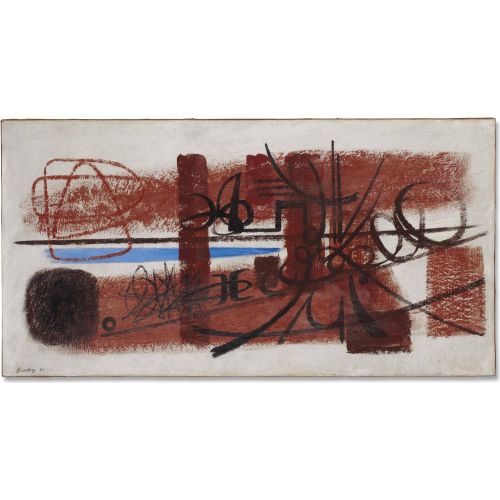 Hans Hartung, T1946-33 Hans Hartung, T1946-33 Lekecilik Sanat Akımları