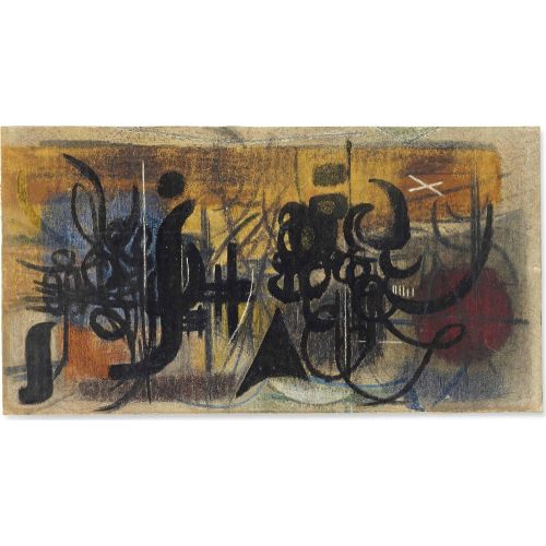 Hans Hartung, T1948-2 Hans Hartung, T1948-2 Lekecilik Sanat Akımları