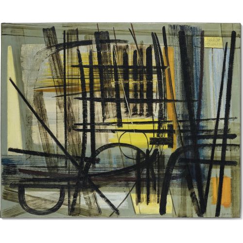 Hans Hartung, T1948-43 Hans Hartung, T1948-43 Lekecilik Sanat Akımları