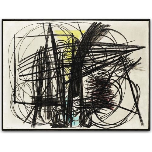 Hans Hartung, T1949-6 Hans Hartung, T1949-6 Lekecilik Sanat Akımları