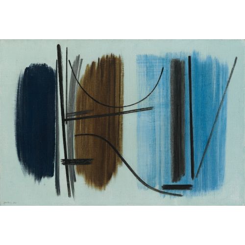 Hans Hartung, T1950-16 Hans Hartung, T1950-16 Lekecilik Sanat Akımları