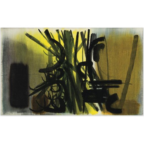 Hans Hartung, T1951-30 Hans Hartung, T1951-30 Lekecilik Sanat Akımları