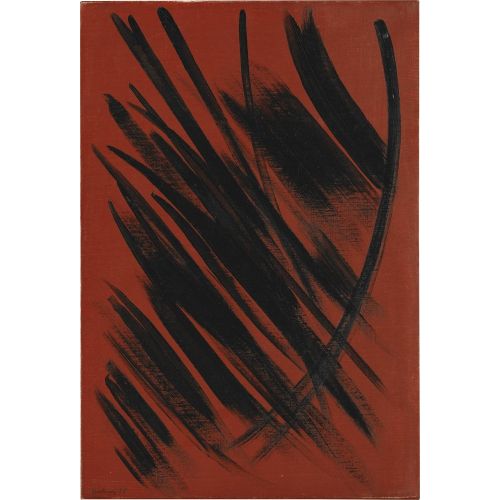Hans Hartung, T1955-36 Hans Hartung, T1955-36 Lekecilik Sanat Akımları