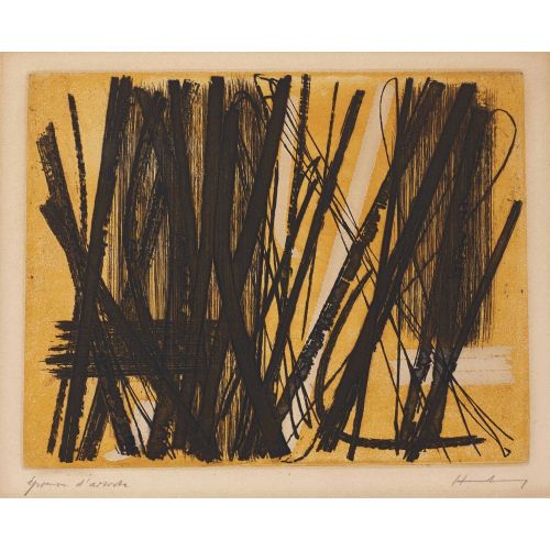 Hans Hartung, Kompozisyon 5 Hans Hartung, Kompozisyon 5 Lekecilik Sanat Akımları