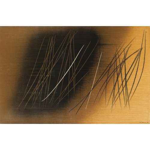 Hans Hartung, T1961-H10 Hans Hartung, T1961-H10 Lekecilik Sanat Akımları