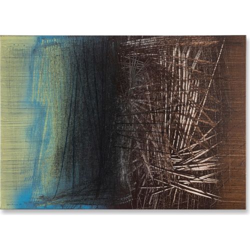 Hans Hartung, T1963-H35 Hans Hartung, T1963-H35 Lekecilik Sanat Akımları