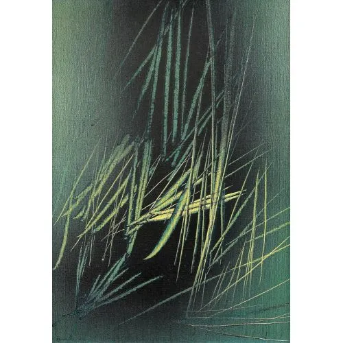 Hans Hartung, T1964-R26 Hans Hartung, T1964-R26 Lekecilik Sanat Akımları