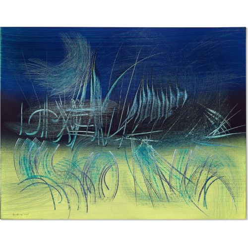 Hans Hartung, T1965-H33 Hans Hartung, T1965-H33 Lekecilik Sanat Akımları