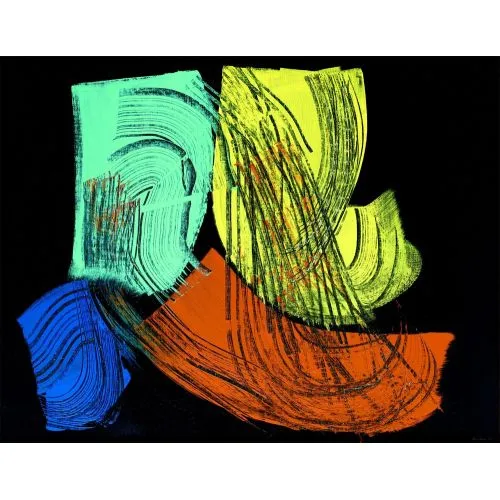 Hans Hartung, T1971-E34 Hans Hartung, T1971-E34 Lekecilik Sanat Akımları