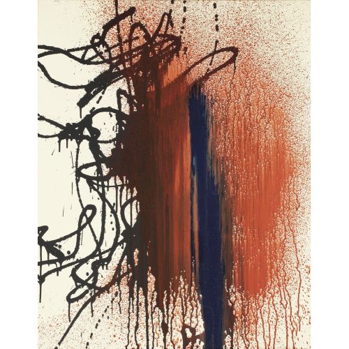 Hans Hartung, T1987-H40 Hans Hartung, T1987-H40 Lekecilik Sanat Akımları