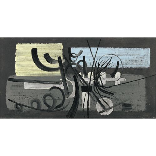 Hans Hartung, T 1946-6 Hans Hartung, T 1946-6 Lekecilik Sanat Akımları