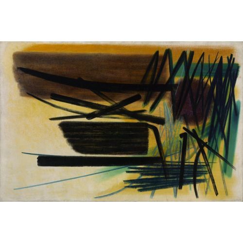 Hans Hartung, T 1951-3 Hans Hartung, T 1951-3 Lekecilik Sanat Akımları