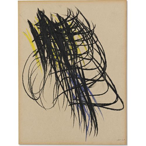 Hans Hartung, Başlıksız 10 Hans Hartung, Başlıksız 10 Lekecilik Sanat Akımları