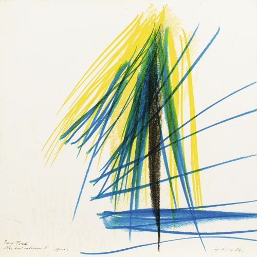 Hans Hartung, P6-1986-H2 Hans Hartung, P6-1986-H2 Lekecilik Sanat Akımları
