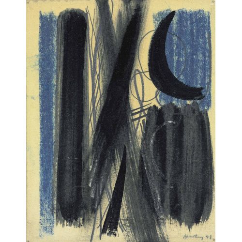 Hans Hartung, Başlıksız 3 Hans Hartung, Başlıksız 3 Lekecilik Sanat Akımları
