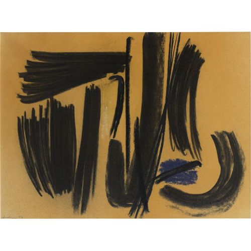 Hans Hartung, Başlıksız, 1954 Hans Hartung, Başlıksız, 1954 Lekecilik Sanat Akımları