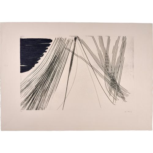 Hans Hartung, Başlıksız, Las Estampas de la Cometa'dan Hans Hartung, Başlıksız, Las Estampas de la Cometa'dan Lekecilik Sanat Akımları