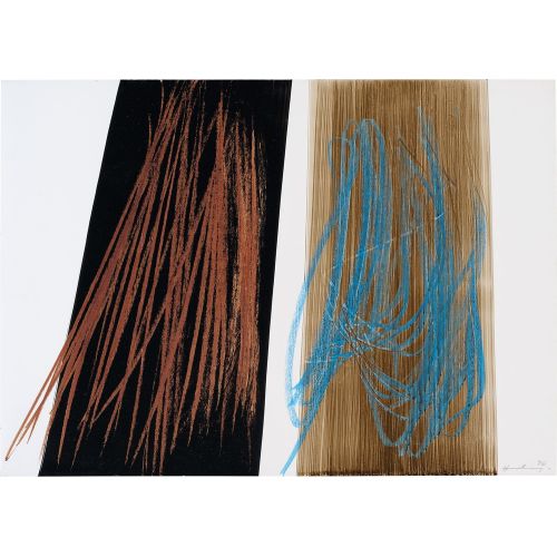 Hans Hartung, P10-1976-H4 Hans Hartung, P10-1976-H4 Lekecilik Sanat Akımları