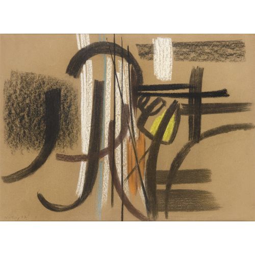Hans Hartung, P1947-5 Hans Hartung, P1947-5 Lekecilik Sanat Akımları