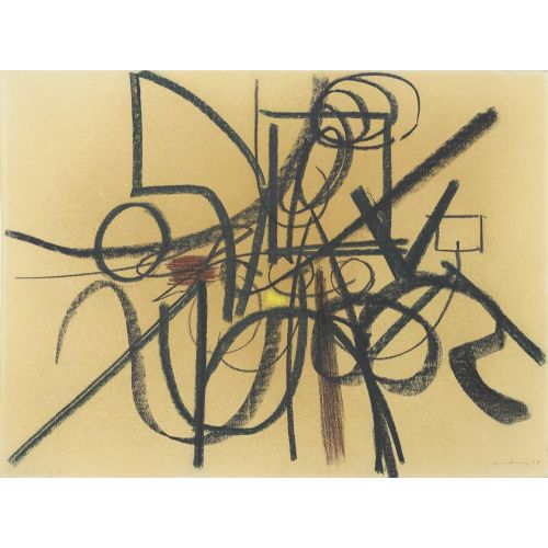 Hans Hartung, P1947-26-PAS-56 Hans Hartung, P1947-26-PAS-56 Lekecilik Sanat Akımları