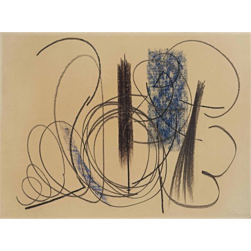 Hans Hartung, P1948-3 Hans Hartung, P1948-3 Lekecilik Sanat Akımları