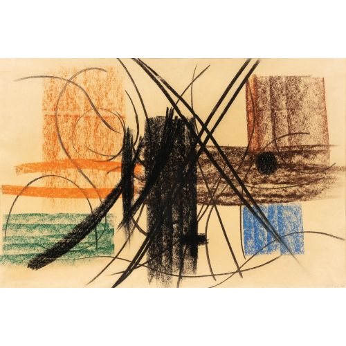 Hans Hartung, P1948-16 Hans Hartung, P1948-16 Lekecilik Sanat Akımları