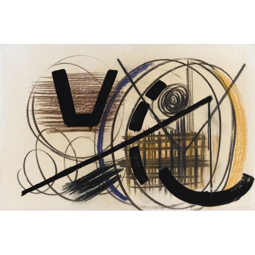 Hans Hartung, P1949-6 Hans Hartung, P1949-6 Lekecilik Sanat Akımları