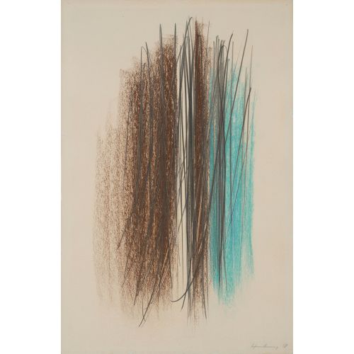 Hans Hartung, P1958-33 Hans Hartung, P1958-33 Lekecilik Sanat Akımları