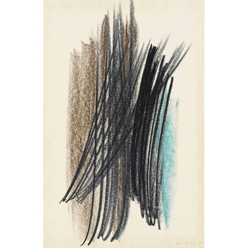 Hans Hartung, P1958-34 Hans Hartung, P1958-34 Lekecilik Sanat Akımları