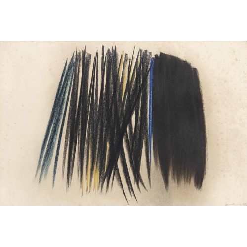 Hans Hartung, P1960-23 Hans Hartung, P1960-23 Lekecilik Sanat Akımları