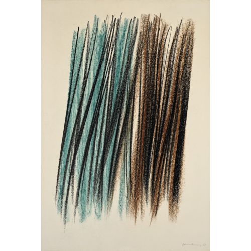 Hans Hartung, P1960-53 Hans Hartung, P1960-53 Lekecilik Sanat Akımları