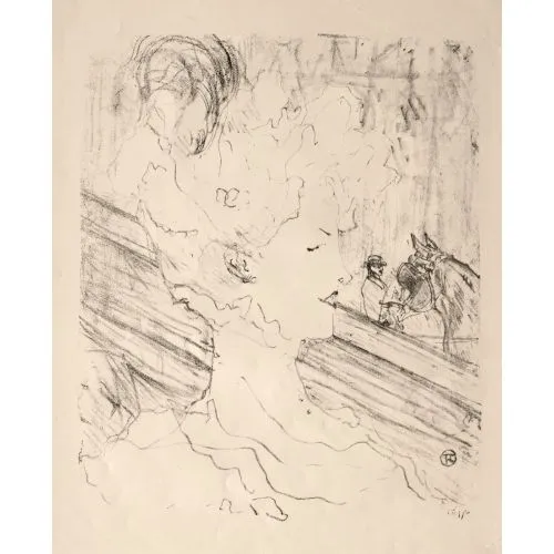 Henri De Toulouse Lautrec Emilienne Dalencon Post Impressionism Henri De Toulouse Lautrec Emilienne Dalencon Post Impressionism Art Movements Canvas, Drawing Paper Prints, Reproduction Oil