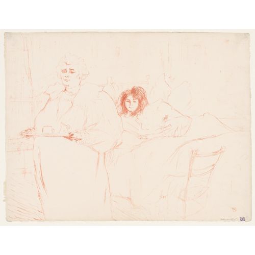 Henri De Toulouse Lautrec Woman With A Tray Henri De Toulouse Lautrec Woman With A Tray