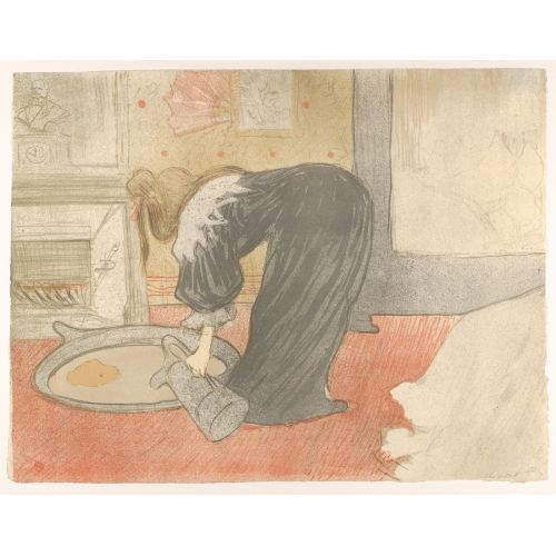 Henri De Toulouse Lautrec Filling A Tub Henri De Toulouse Lautrec Filling A Tub