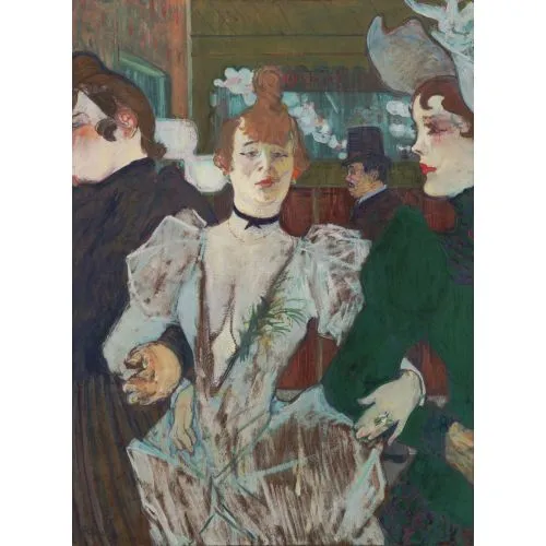 Henri De Toulouse Lautrec La Goulue Moulin Rouge Post Empresyonizm Henri De Toulouse Lautrec La Goulue Moulin Rouge Post Empresyonizm Sanat Akımları Kanvas Efektli Tablo, Resim Kağıdı