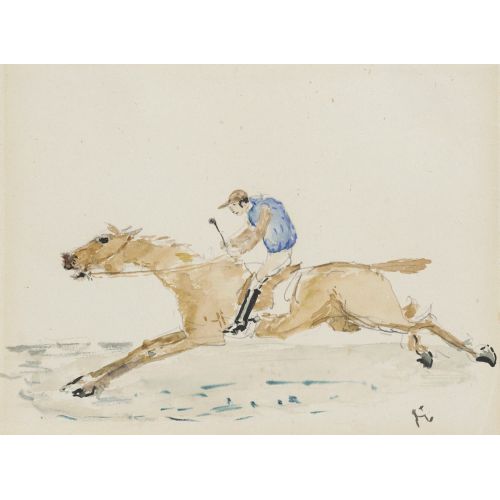 Henri De Toulouse Lautrec Jockey Au Galop Henri De Toulouse Lautrec Jockey Au Galop