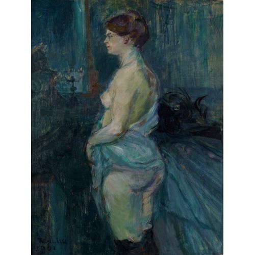 Henri De Toulouse Lautrec Woman Lifting Her Chemise Henri De Toulouse Lautrec Woman Lifting Her Chemise